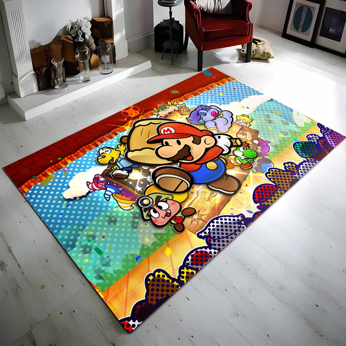 Super Mario Charaktere 41 Teppich