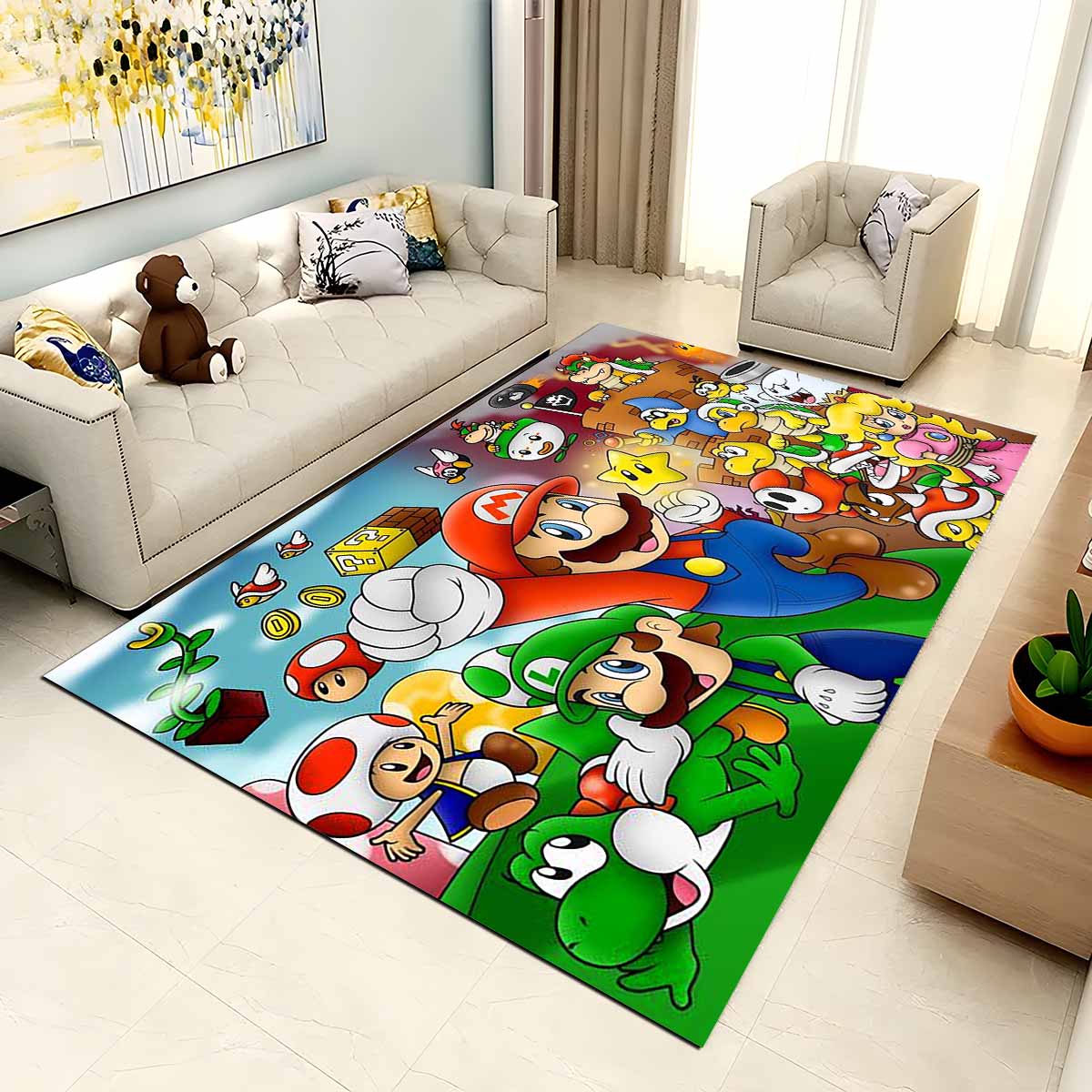 Super Mario Charaktere 43 Teppich – Bild 2