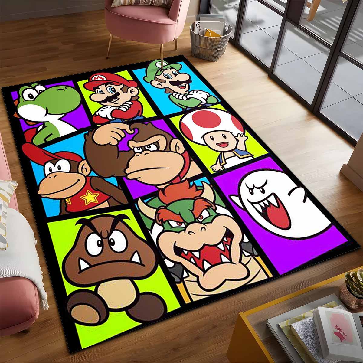 Super Mario Charaktere 44 Teppich – Bild 2