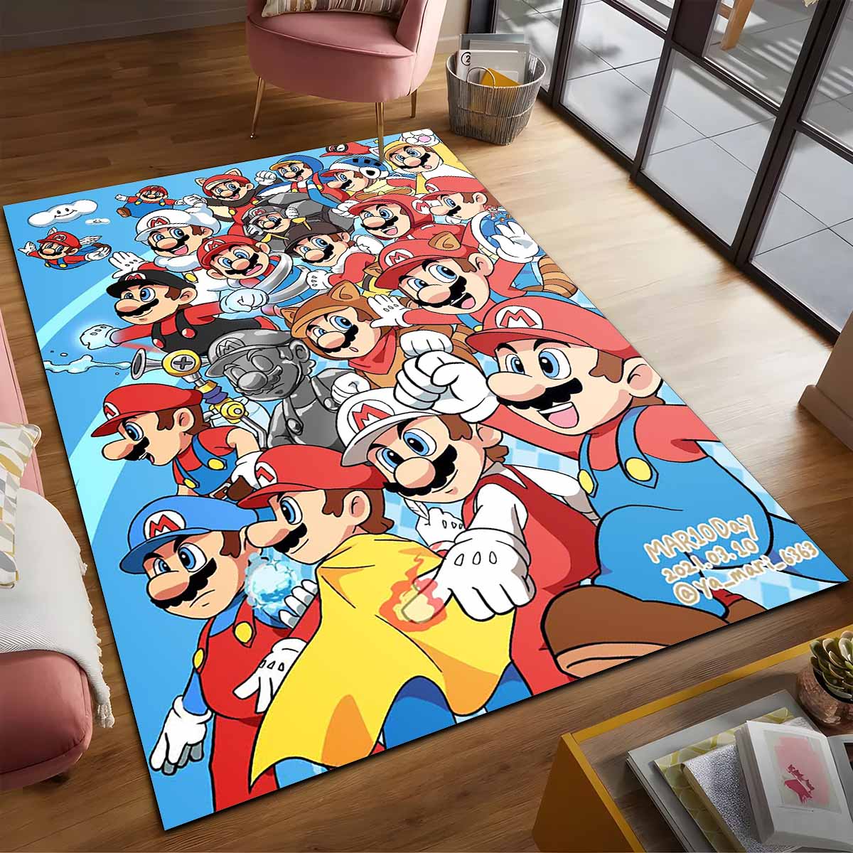 Super Mario Charaktere 45 Teppich – Bild 2