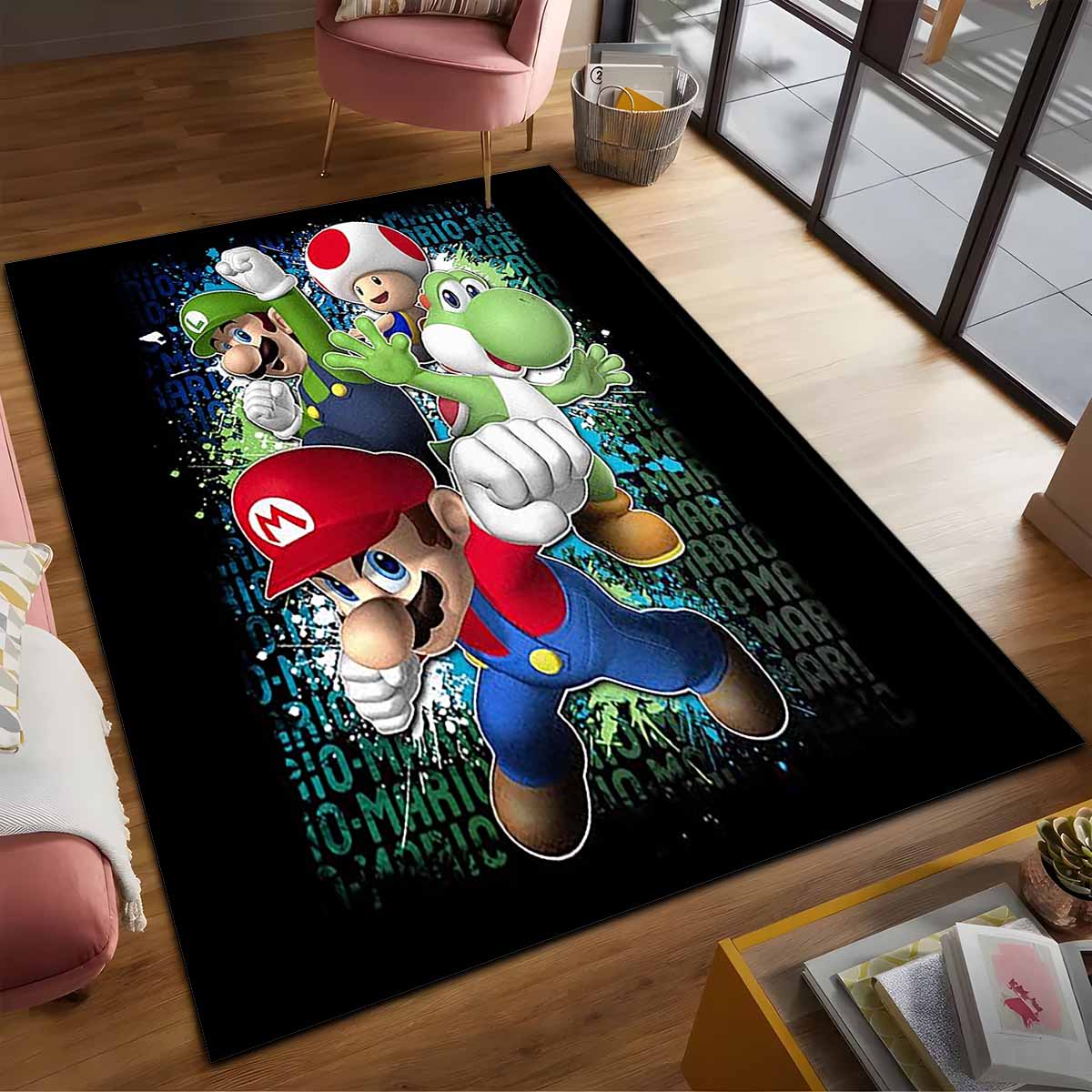 Super Mario Charaktere 49 Teppich – Bild 2