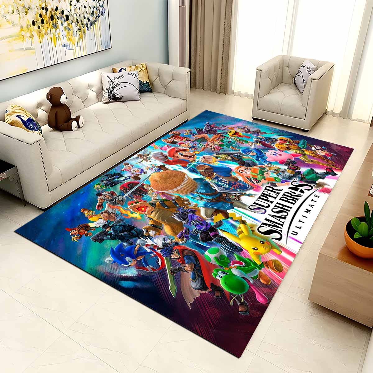 Super Mario Charaktere 9 Super Bros Teppich – Bild 2
