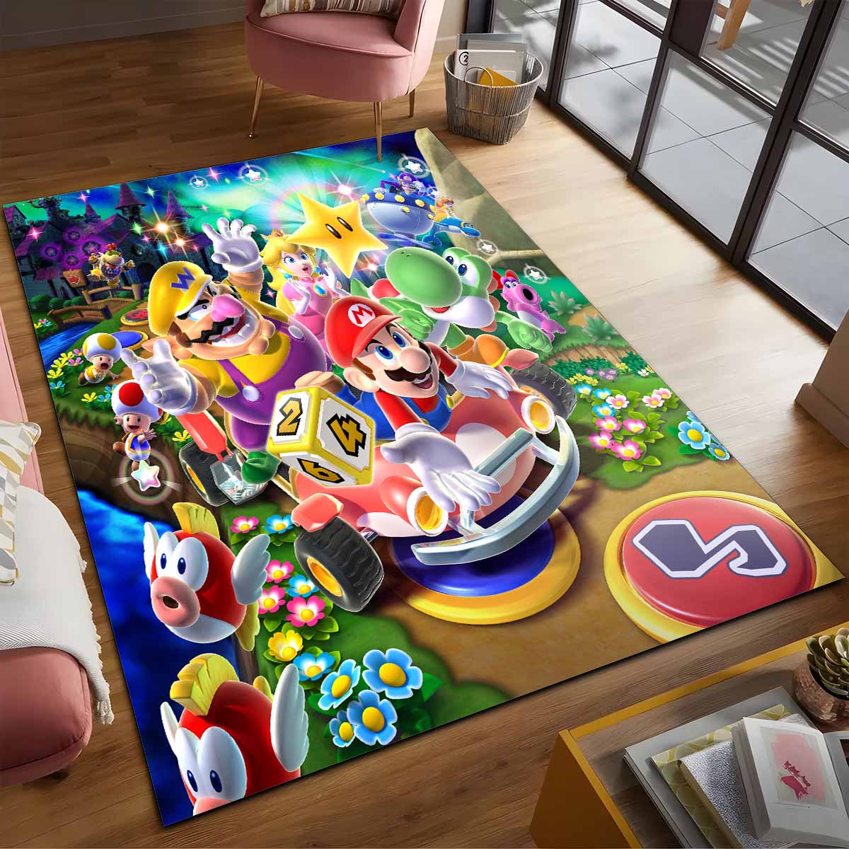 Super Mario Charaktere Teppich – Bild 2