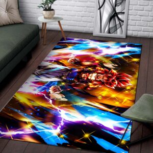 Alternative view of Super Saiyan Gogeta Teppich
