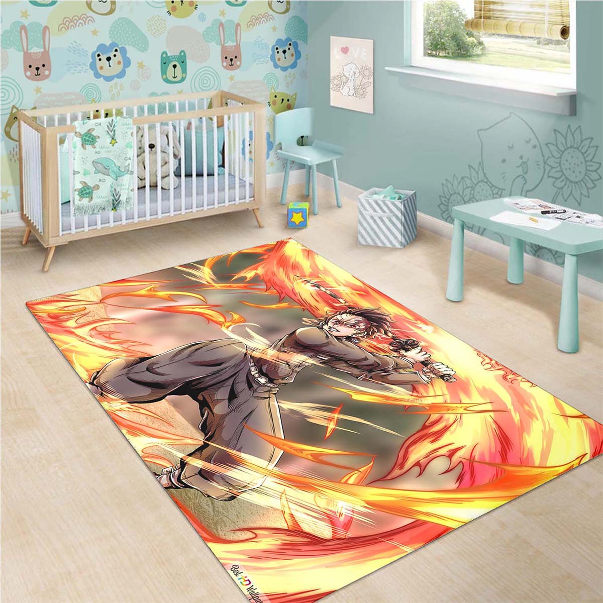 Tanjiro Kamado 2 Teppich – Bild 3