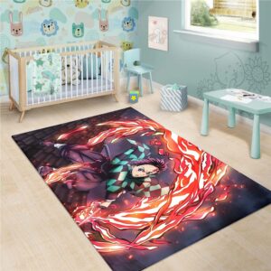 Tanjiro Kamado 5 Teppich Ver 1