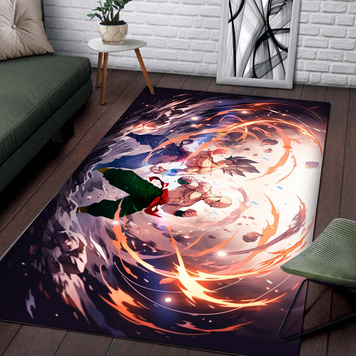 Tenshinhan With Goku Teppich – Bild 2